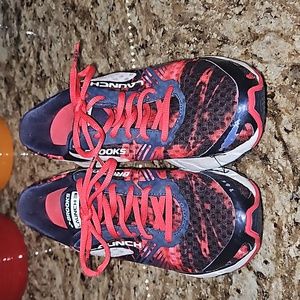 Brooks Launch 3 Women's 10 Red Blue 1202061B486 Running Shoes Sneakers